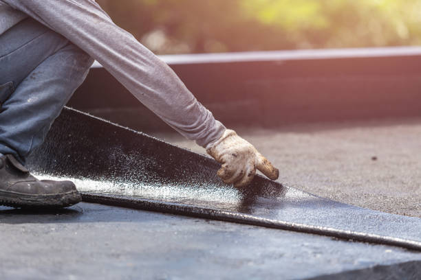 Professional Basement Waterproofing technician working in Colmar, PA